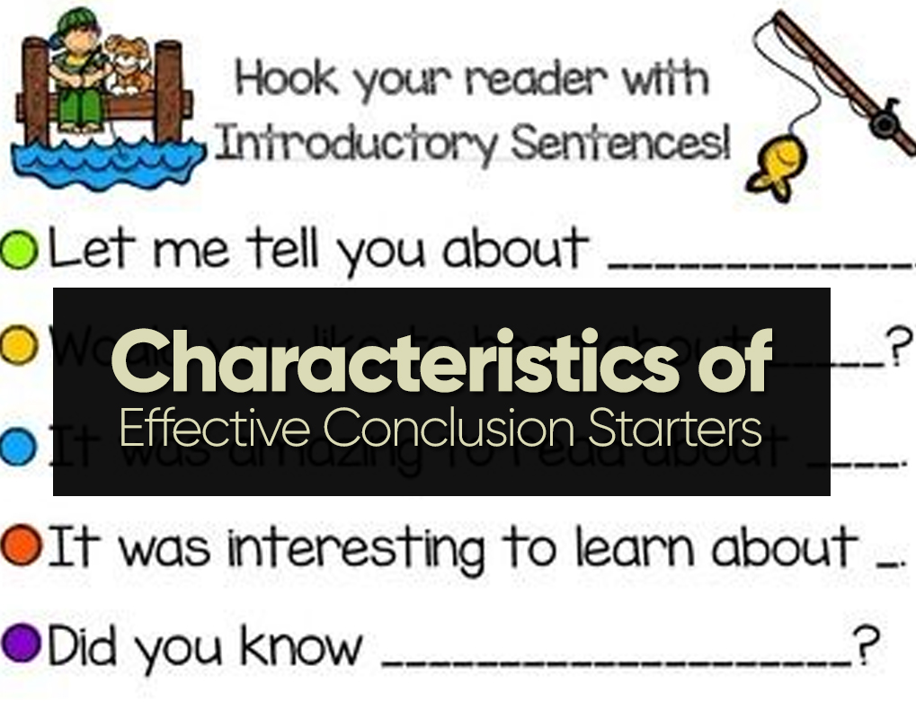 Strong concluding sentence starters