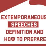 Extemporaneous Speech