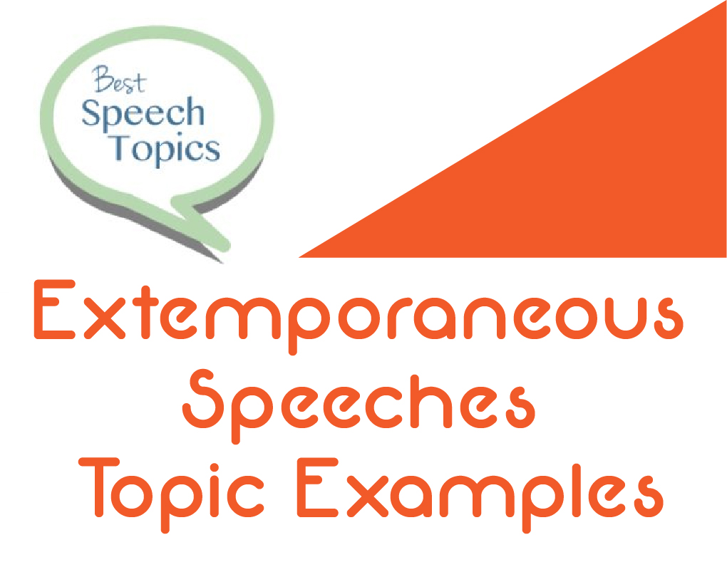 Extemporaneous Speech Definition