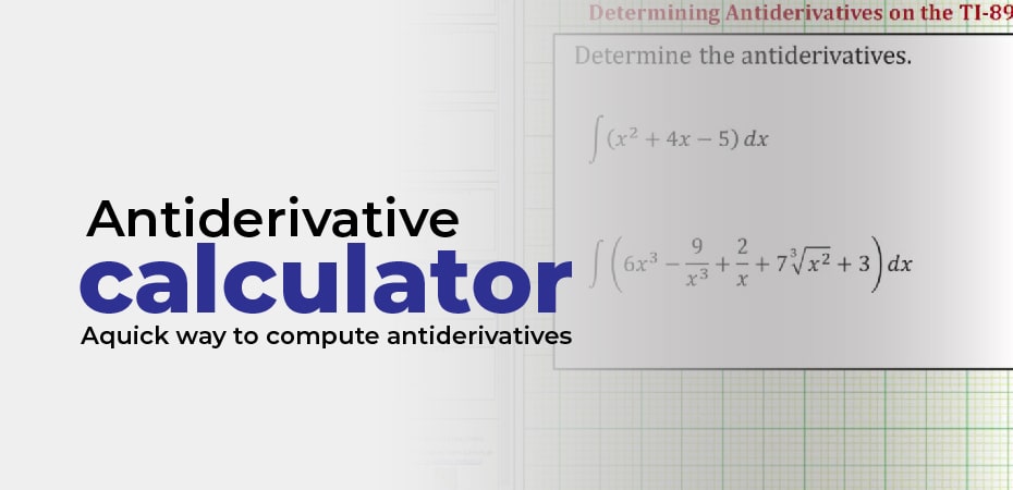 antiderivative calculator