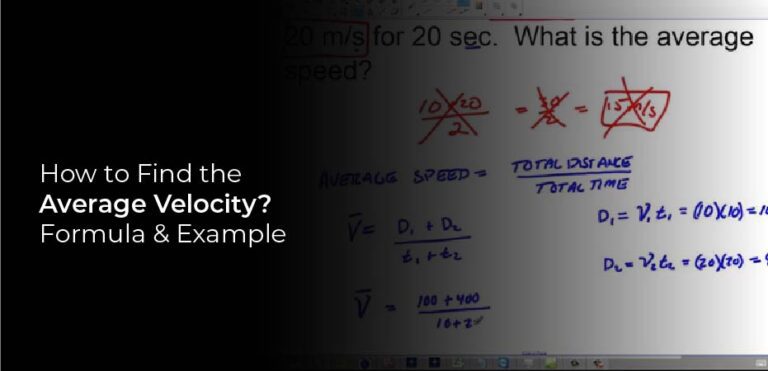 how-to-find-the-average-velocity-formula-example