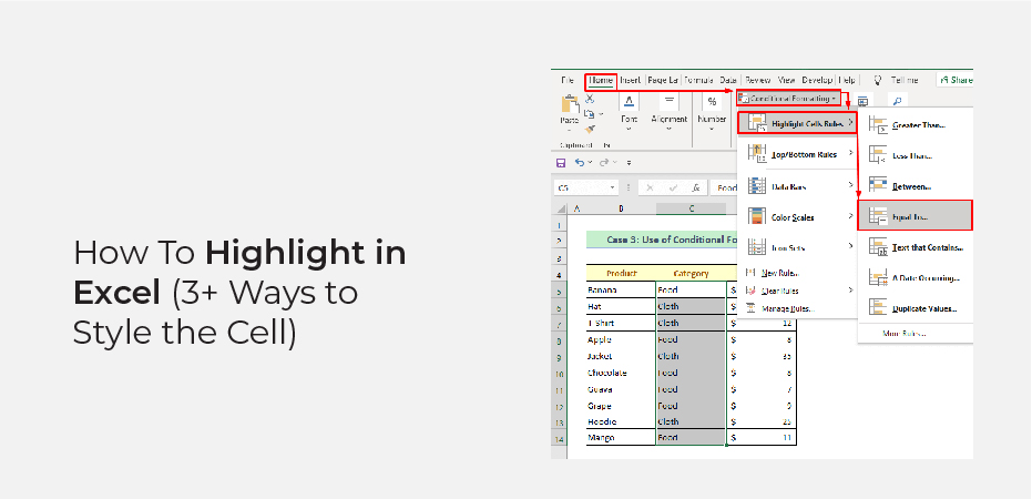 How To Highlight In Excel Based On Value