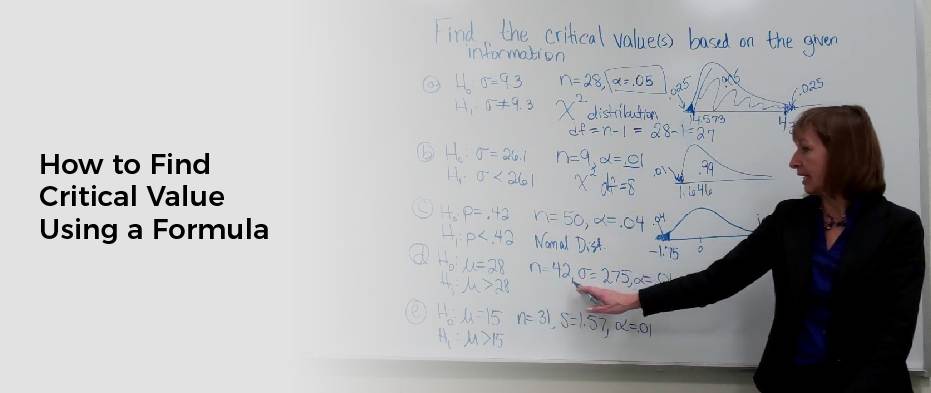 How To Find Critical Value Using A Formula