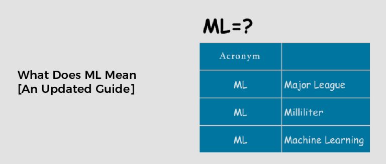 What Does Ml Ml Mean