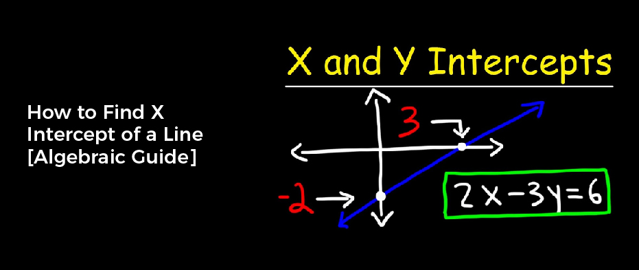 How to Find X Intercept of a Line [Algebraic Guide]