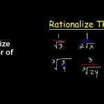 How to Rationalize the denominator