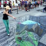 Boston Video Art on the Sidewalk