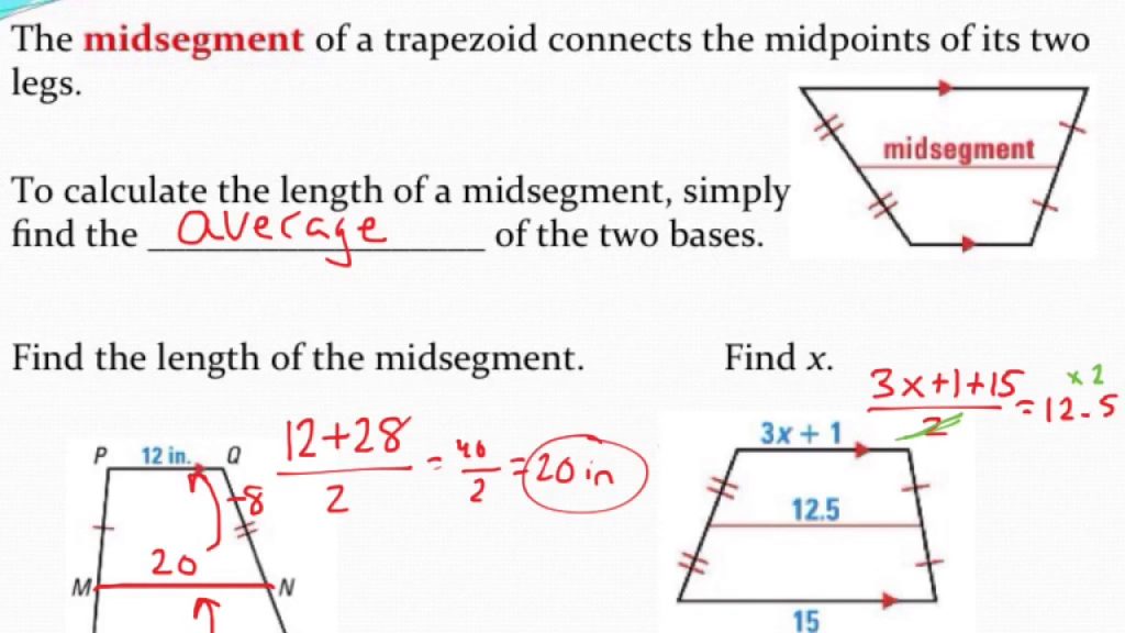 Finding the Midsegment of a Trapezoid: How-To Guide